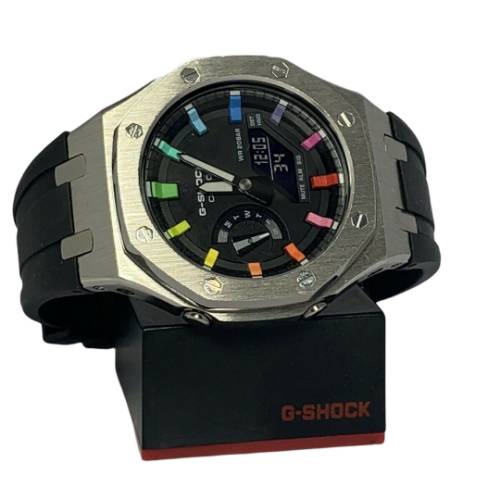 ساعت جی شاک قاب فلزی  موتور ژاپن مدل  G-Shock GA-2100