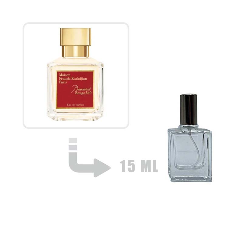 عطر ادکلن باکارات رژ 540 سفید مردانه و زنانه 15 میل اشدی | Baccarat Rouge 540 Ashdi 15ml