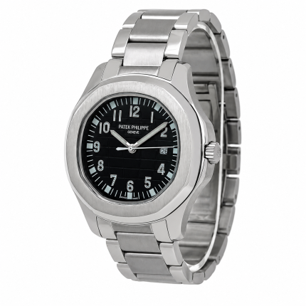 ساعت مردانه پتک فیلیپ آکوانا | مدل Patek 7349-G | استیل صفحه مشکی لوکس