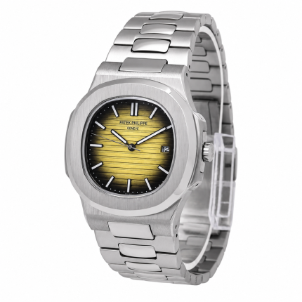 ساعت مردانه پتک فیلیپ ناتیلوس | مدل Patek 6534-G | استیل صفحه مشکی زرد لوکس