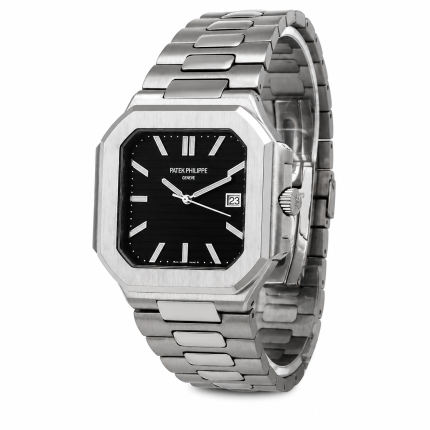 ساعت مردانه پتک فیلیپ | مدل  Cubitus Patek 6932-G | استیل صفحه مشکی