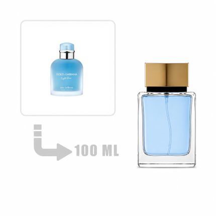 عطر ادکلن دلچه گابانا لایت بلو او اینتنس پور هوم مردانه 100 میل اشدی | Dolce Gabbana Light Blue Eau Intense Pour Homme for Men 100 ml